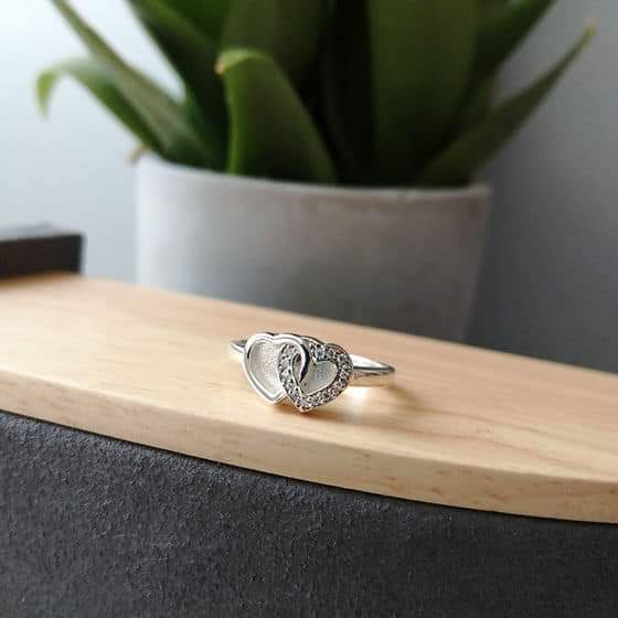 Entwined Hearts Ring