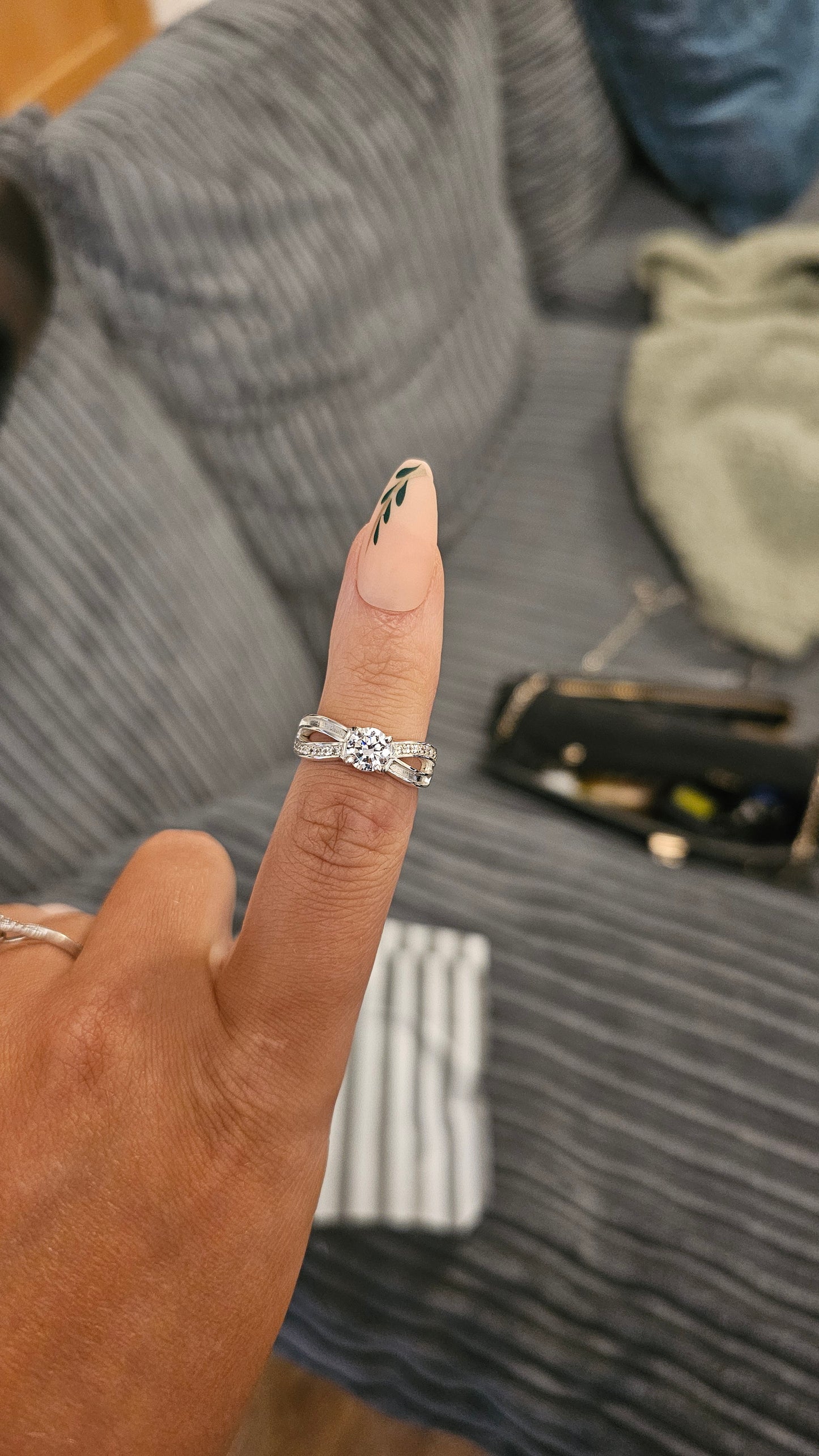 Infinity Solitaire Ring